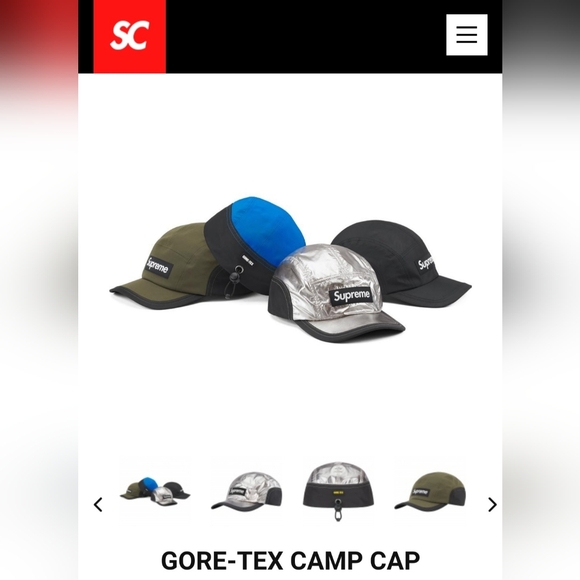 Supreme Gore-Tex Camp Cap *FW22* *NWT* - Picture 3 of 5